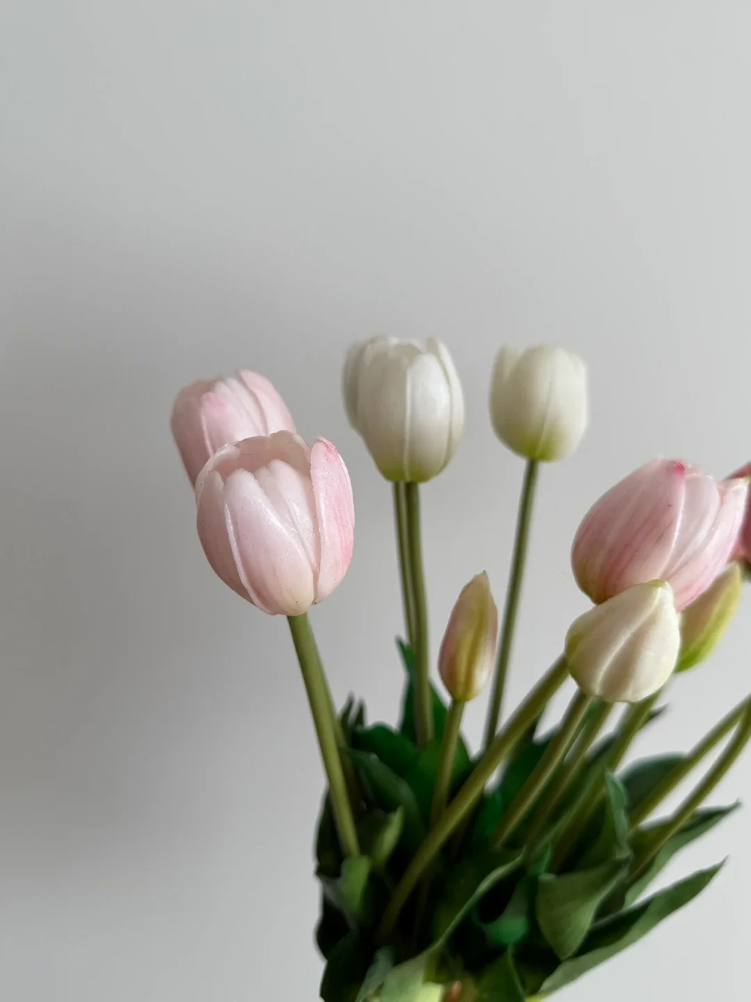 Artificial Tulip Flower Bouquet - Pink & White image indicator(3)