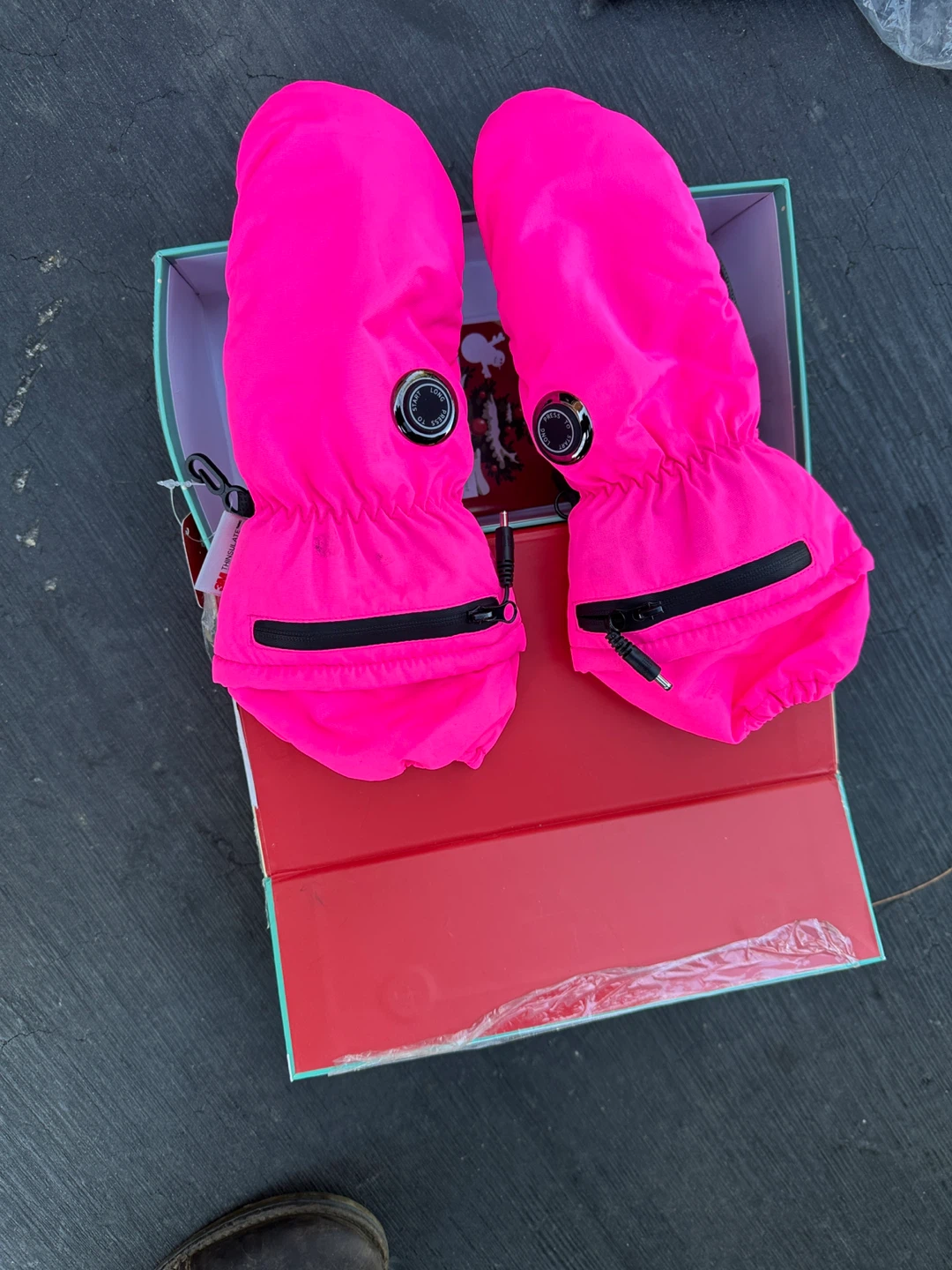 New Heated Mittens - Pink - photo 2