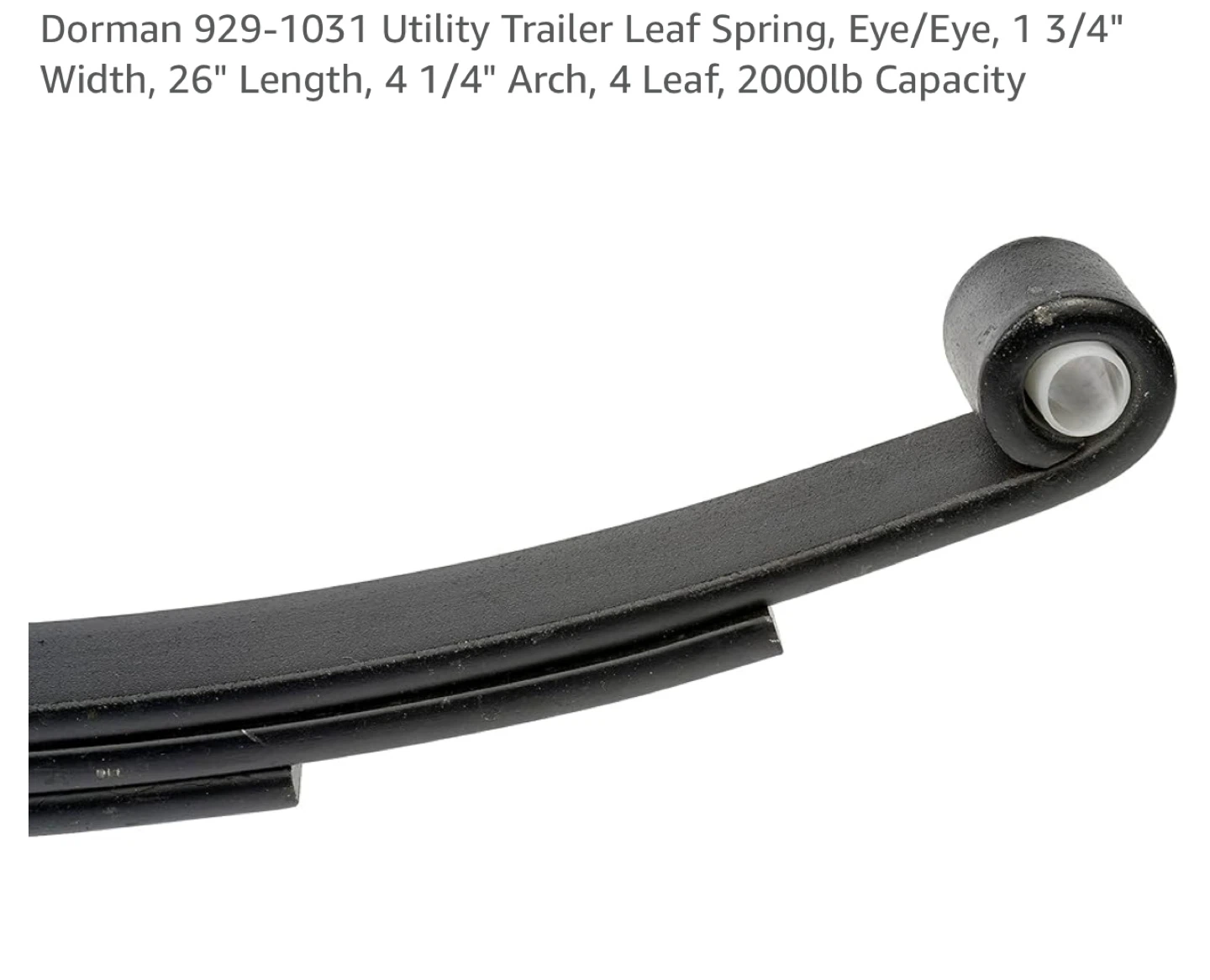 Dorman 929-1031 Utility Trailer Leaf Spring - photo 4