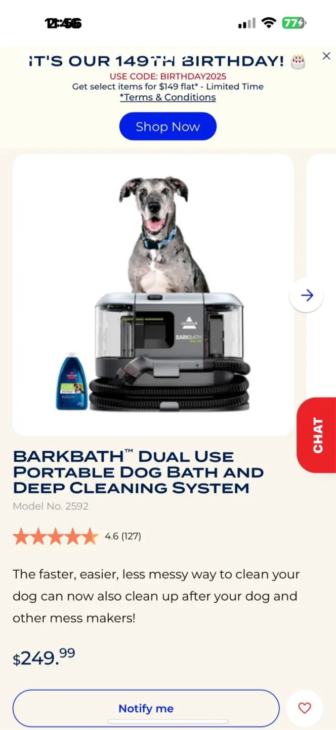 Bissell BarkBath Dual Use Dog Cleaning System image indicator(7)
