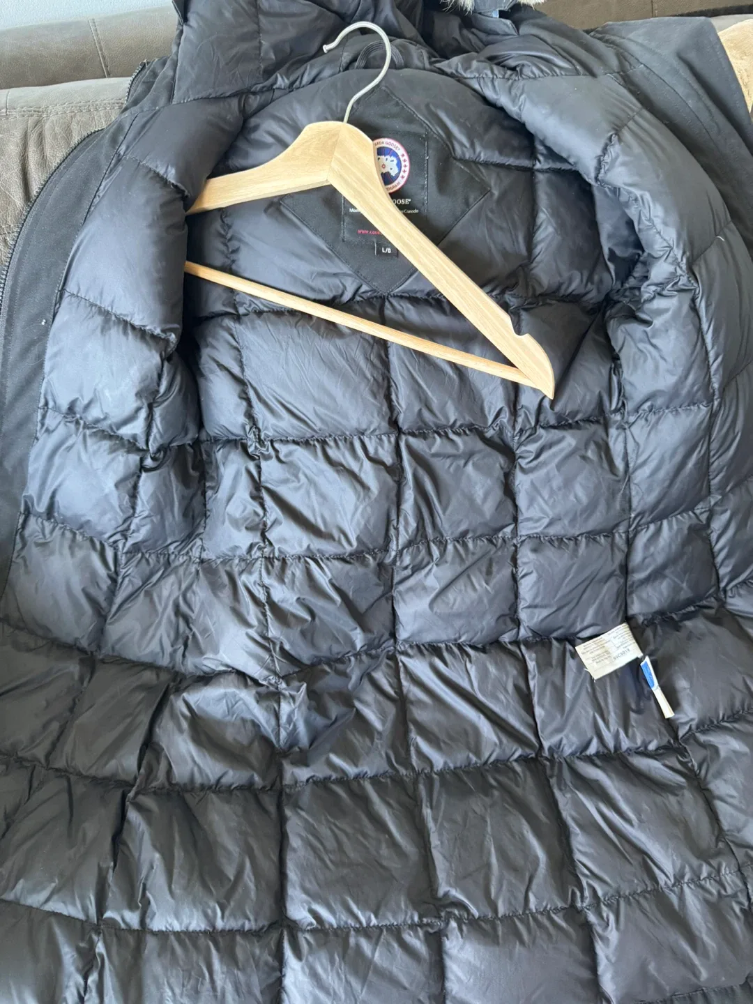 Canada Goose Down Parka kids Kensington- Size L/G image indicator(8)