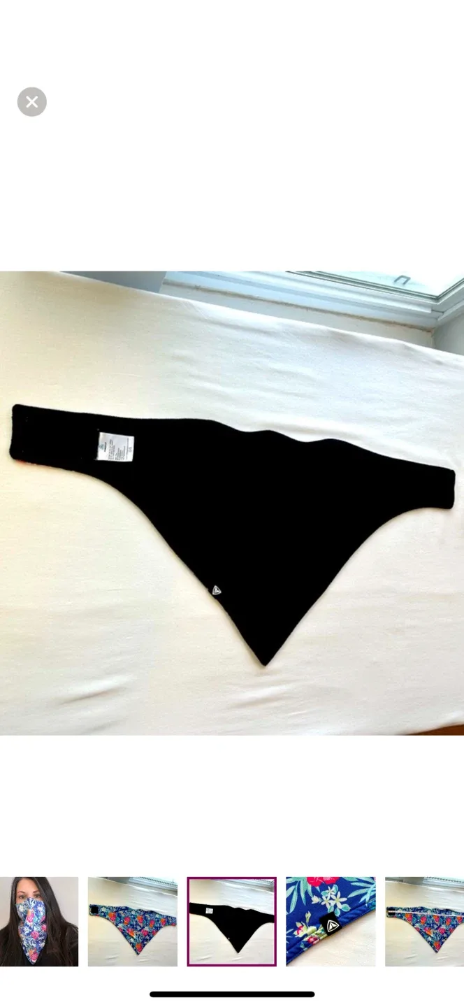 Firefly Floral Fleece Lined Face Mask Scarf image indicator(3)