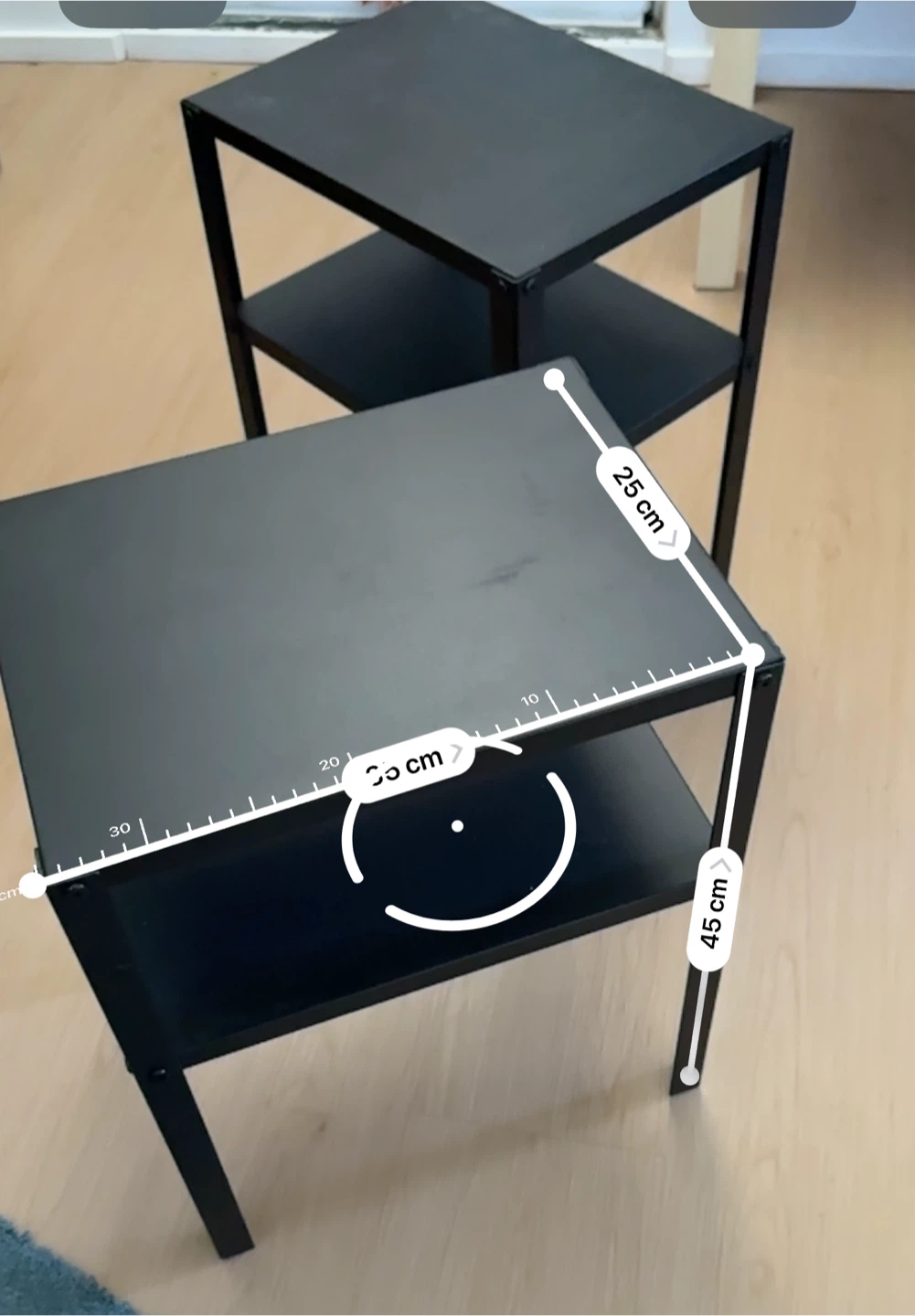 Black Nightstands (Set of 2) - photo 3