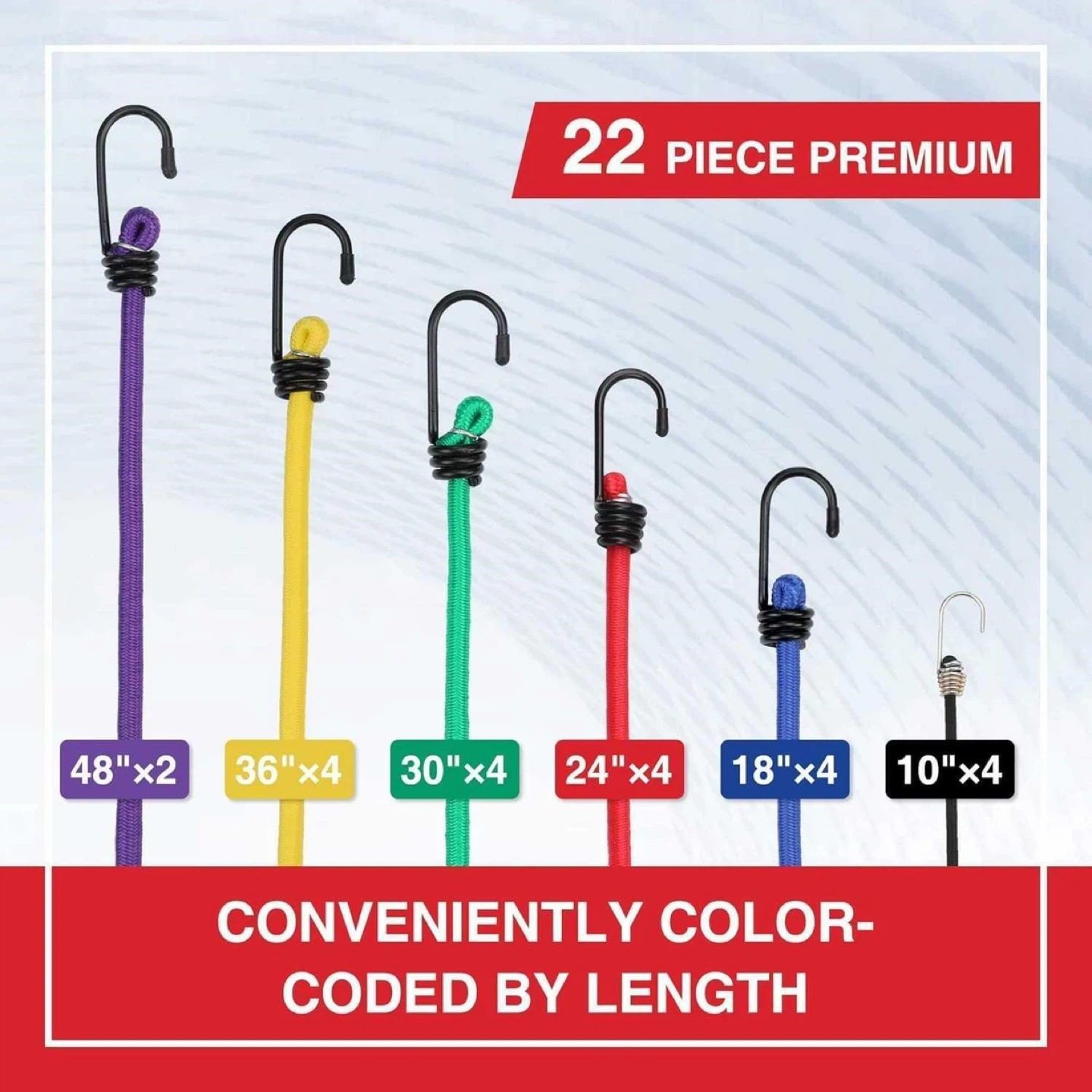 WORKPRO 22-Piece Bungee Cords Set - NEW - photo 4