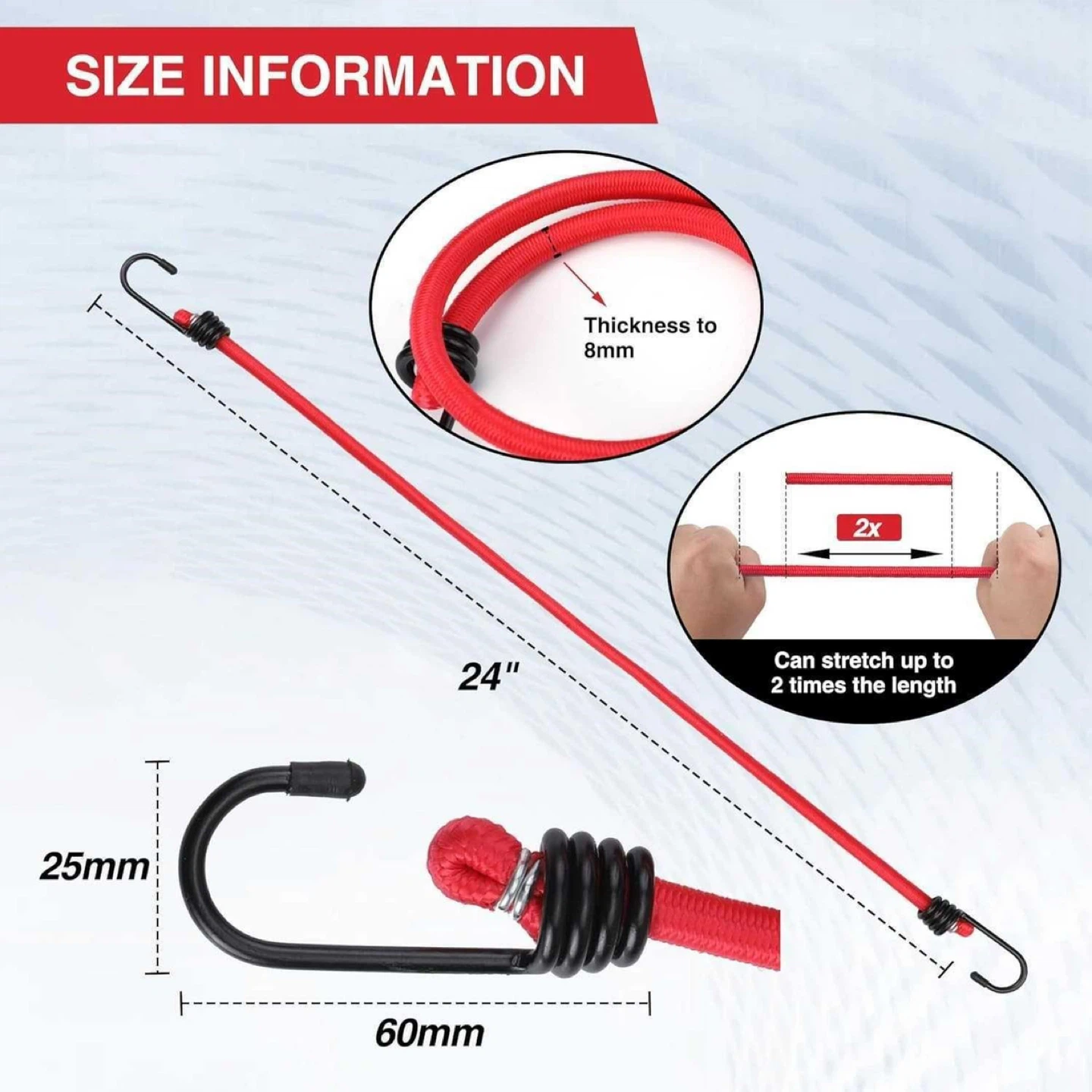 WORKPRO 22-Piece Bungee Cords Set - NEW - photo 3