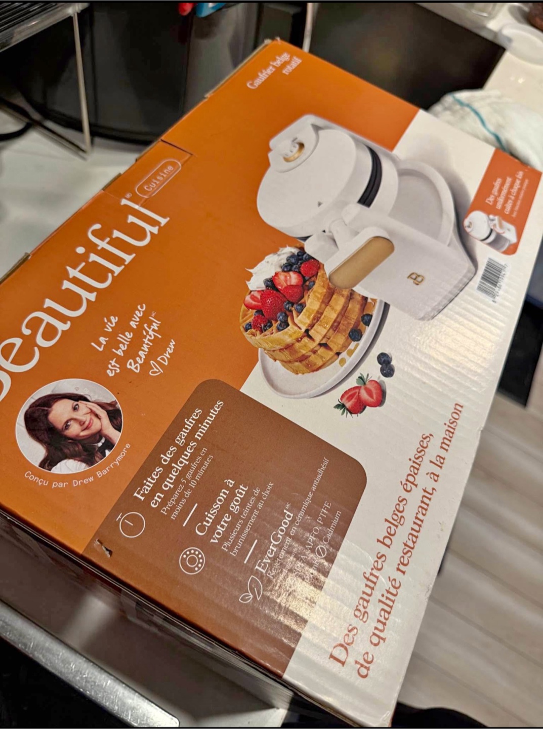 Beautiful by Drew Barrymore Waffle Maker