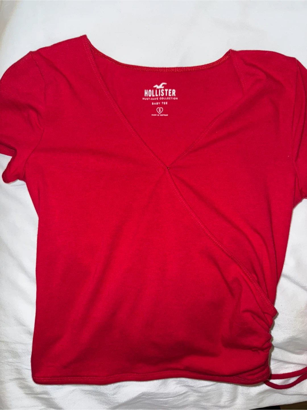 Hollister Red Baby Tee - Size S - photo 2