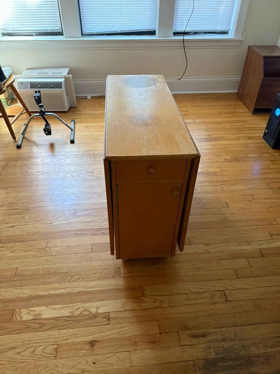 Drop Leaf Dining Table with Chairs - photo 4
