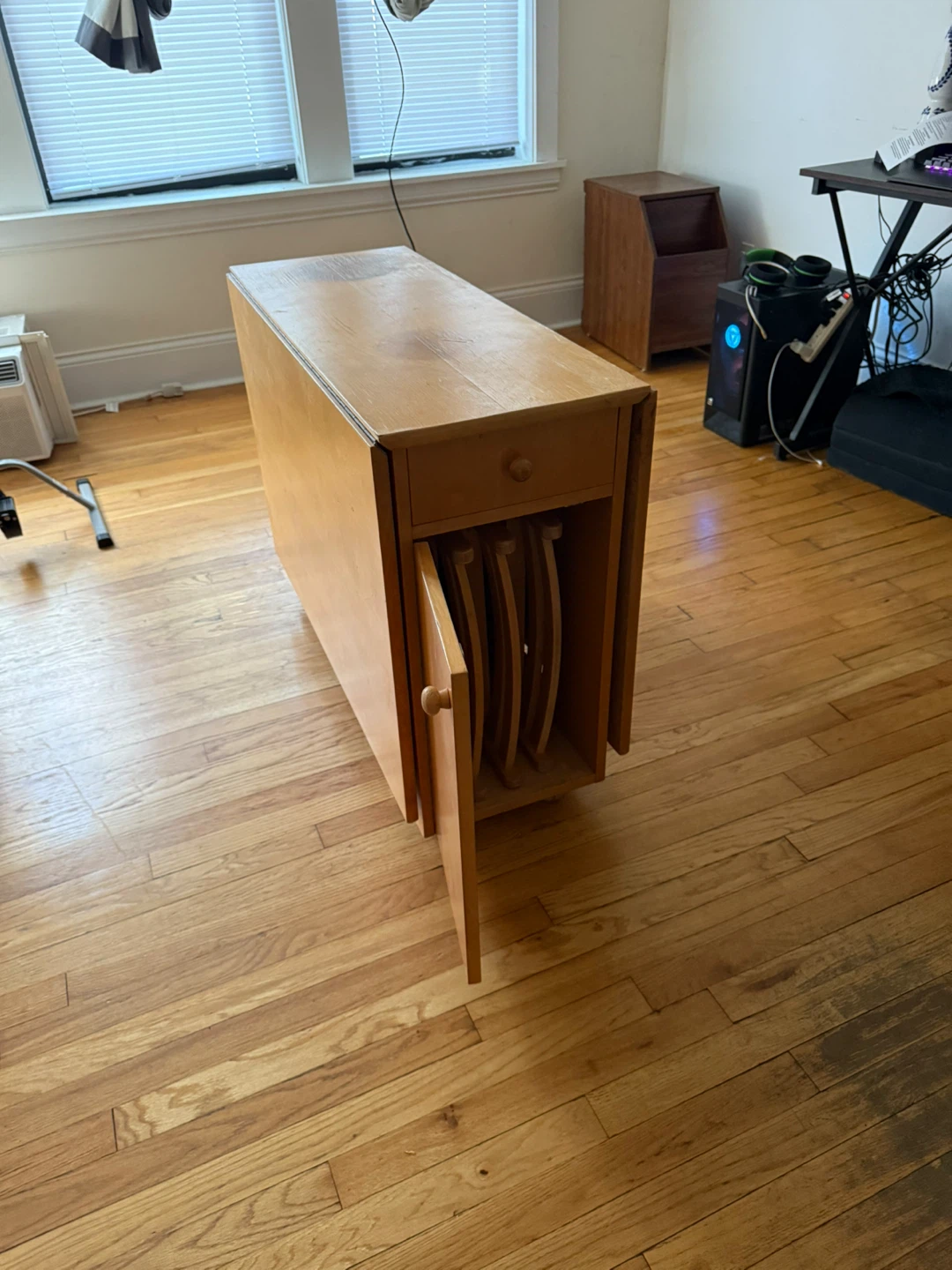 Drop Leaf Dining Table with Chairs - photo 2