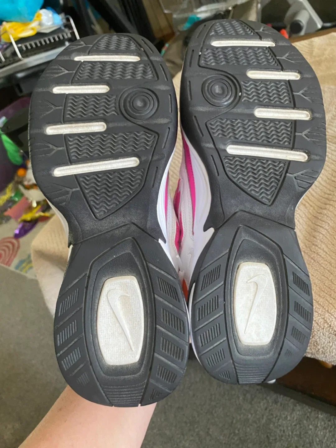 Nike M2K Tekno White/Pink/Orange Sneakers image indicator(2)