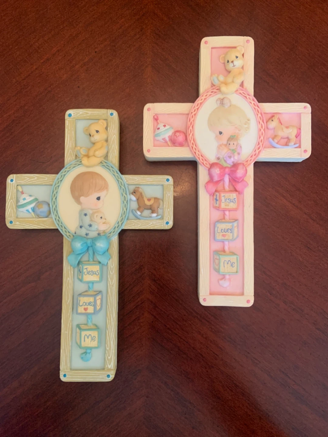 Set of 2 Precious Moments Crosses