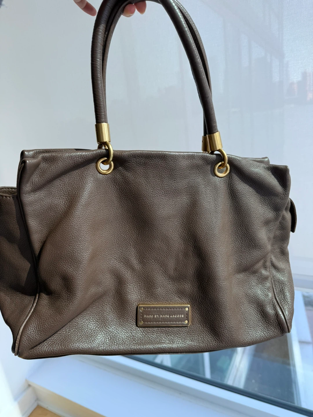 Brown leather Marc by Marc Jacobs tote (authentic)