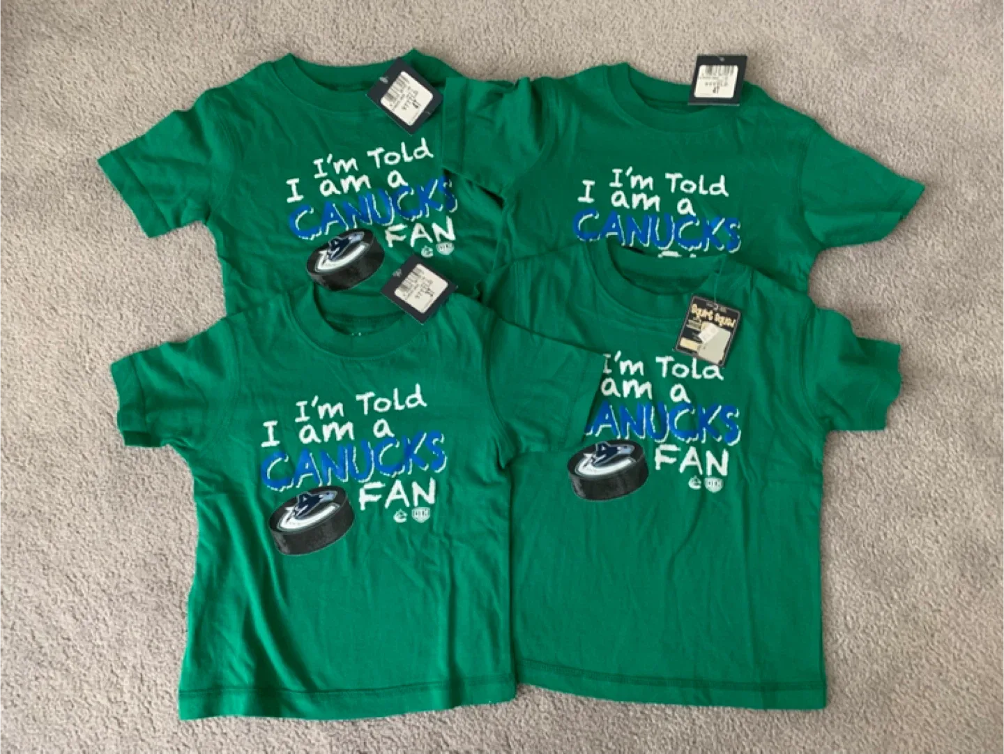 New Squirt Squad Canucks Toddler Tee - Size 3T and 4T thumbnail