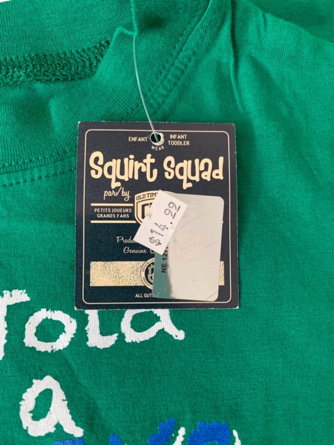 New Squirt Squad Canucks Toddler Tee - Size 3T and 4T - photo 5
