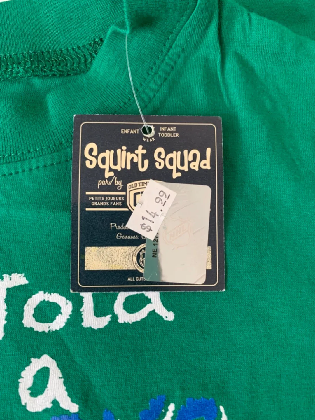 New Squirt Squad Canucks Toddler Tee - Size 3T and 4T image indicator(5)