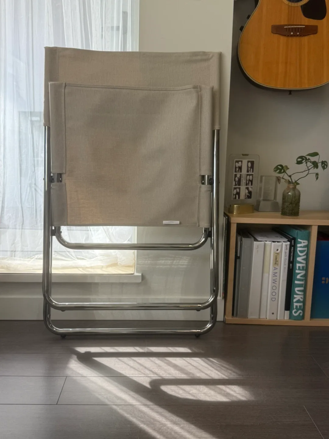 IKEA Beige Folding Chair image indicator(4)