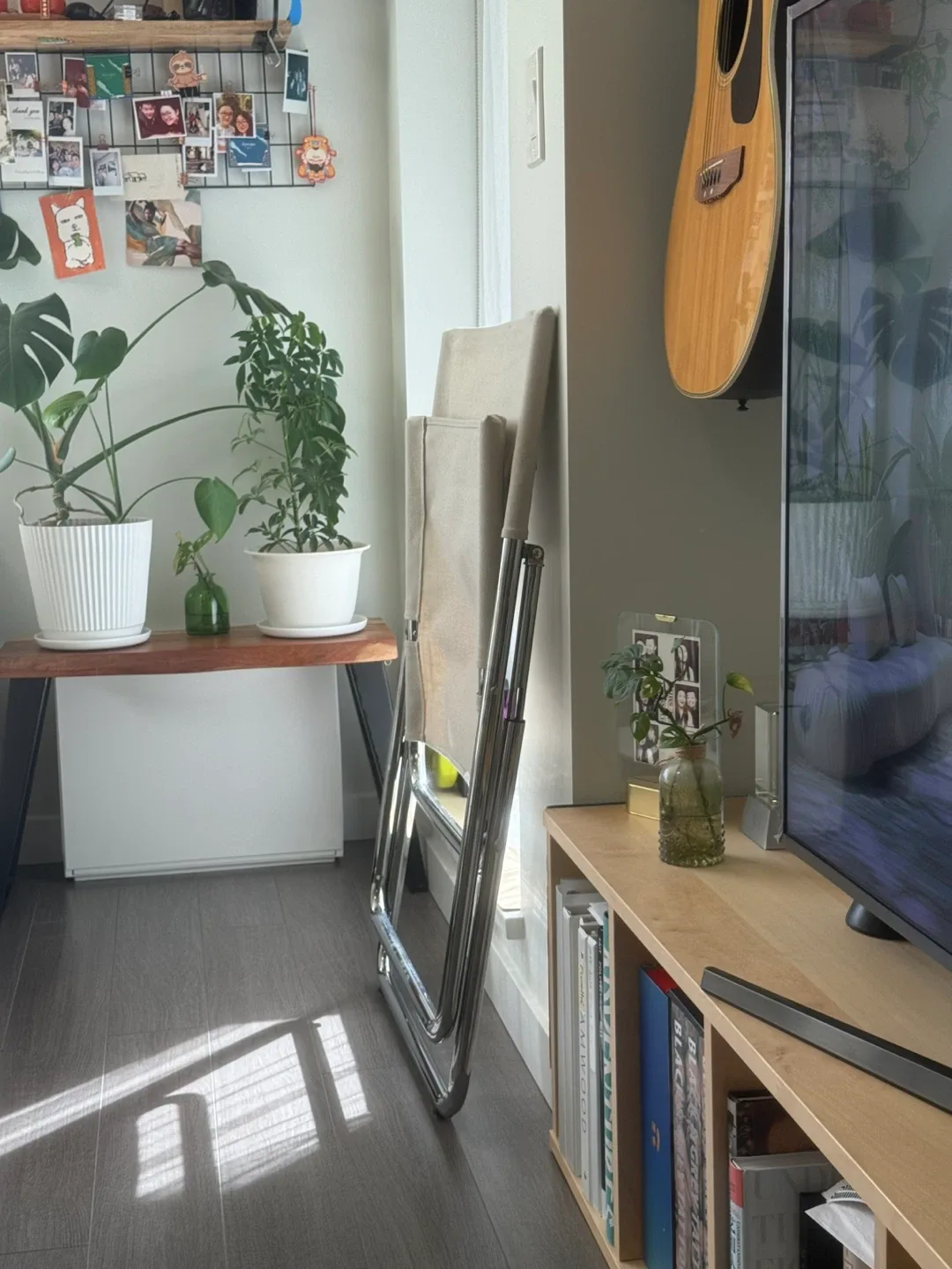 IKEA Beige Folding Chair image indicator(5)