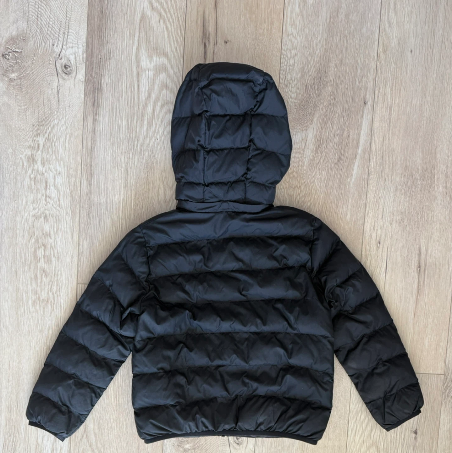 Uniqlo Black Puffer Jacket - Size 7-8 - photo 2