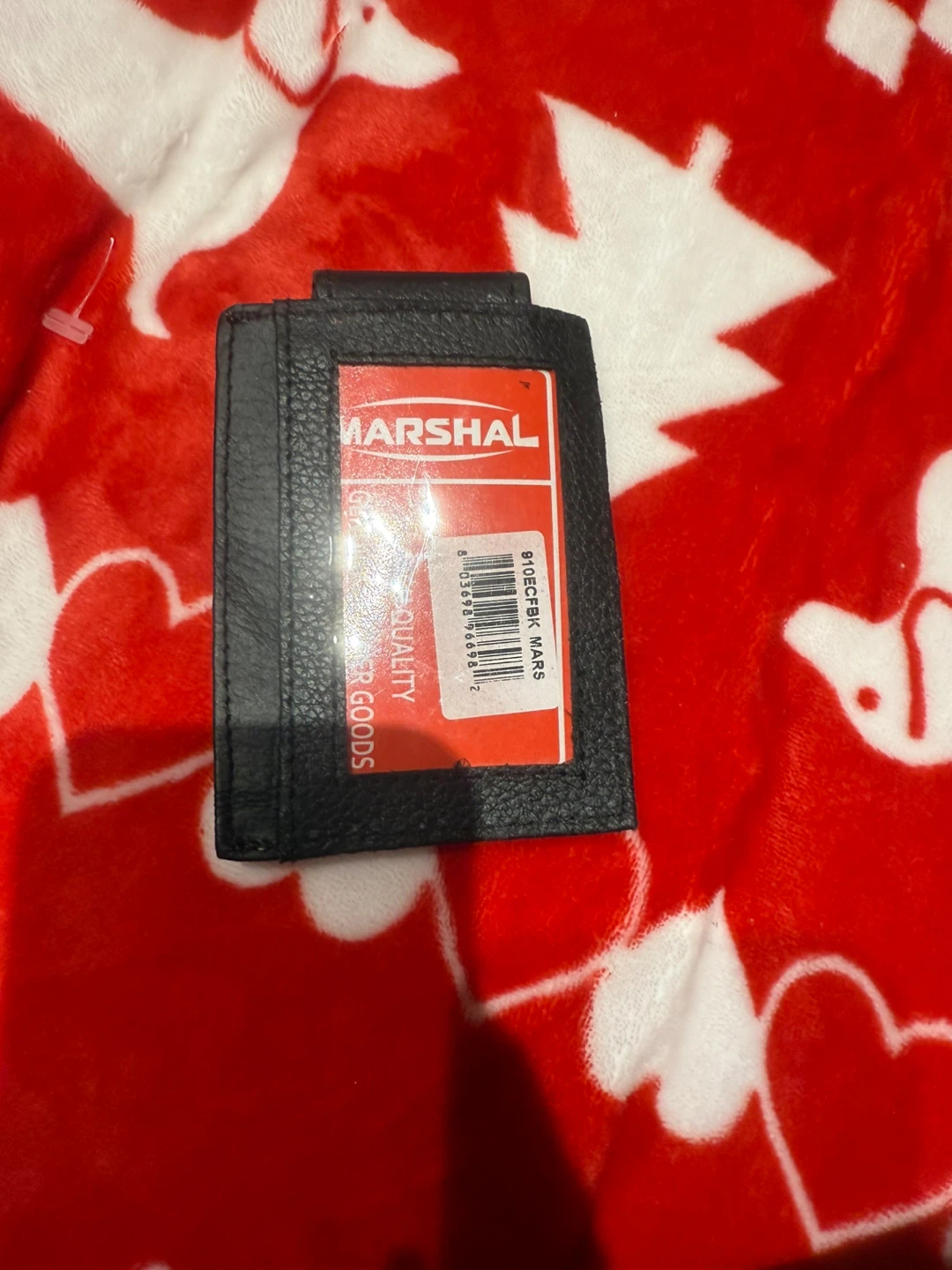 Marshal Black Leather Card Holder - photo 2