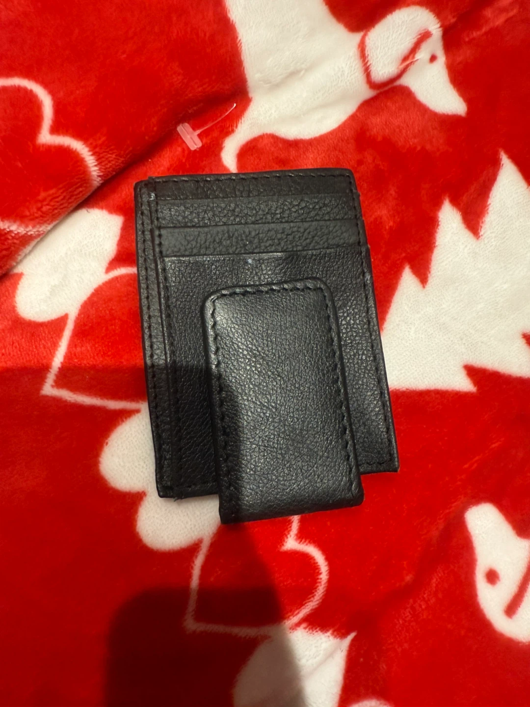 Marshal Black Leather Card Holder