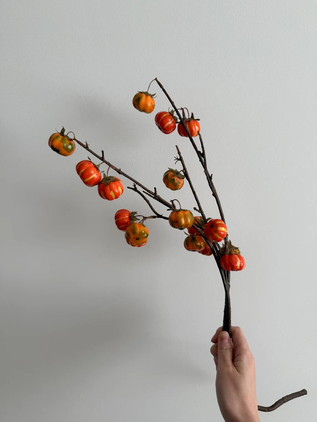 Decorative Pumpkin Branch