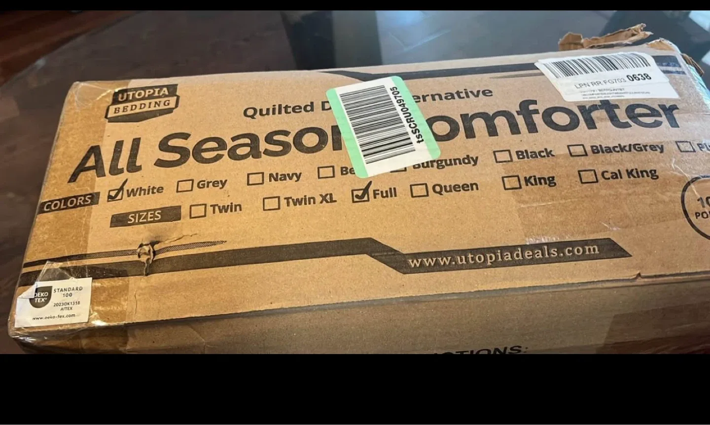 Utopia Bedding All Season ECO Comforter - Full thumbnail