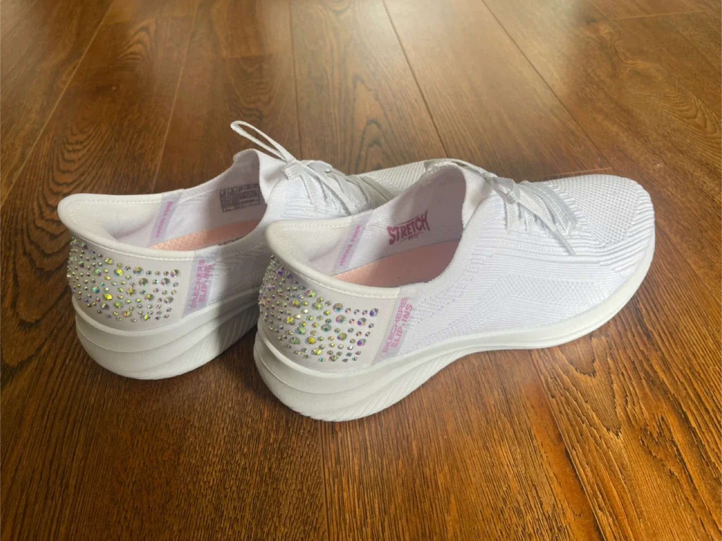 Skechers Slip-ins White Shoes - Size 8 image indicator(2)