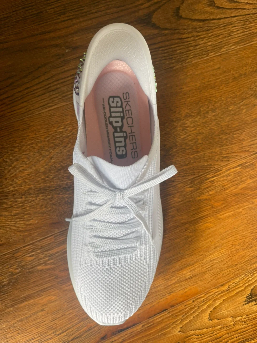 Skechers Slip-ins White Shoes - Size 8 image indicator(3)