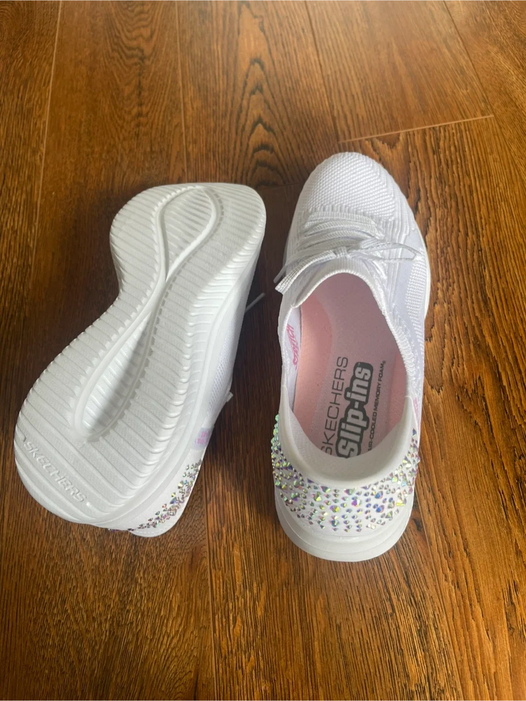 Skechers Slip-ins White Shoes - Size 8 image indicator(5)