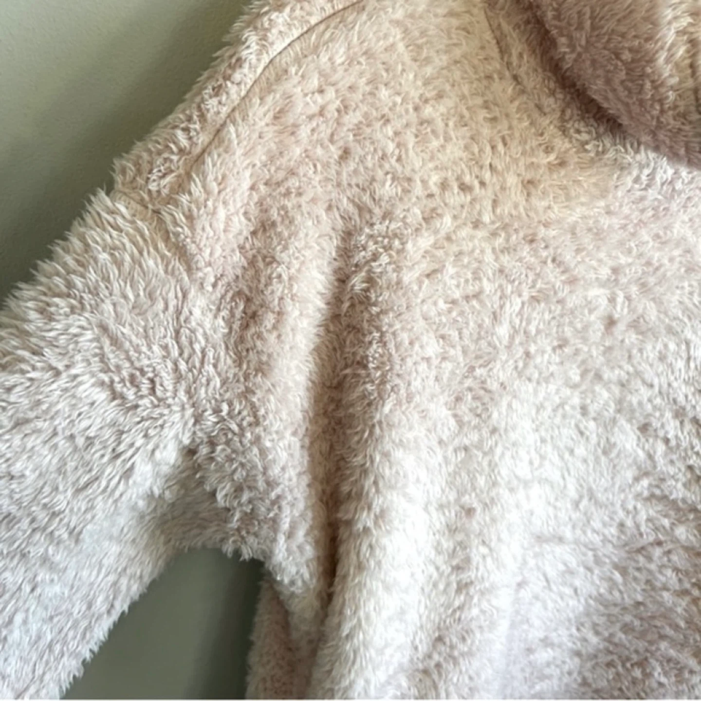 Winners Fuzzy Teddy Long Sleeve Turtleneck Sweater Size M Winter - photo 3
