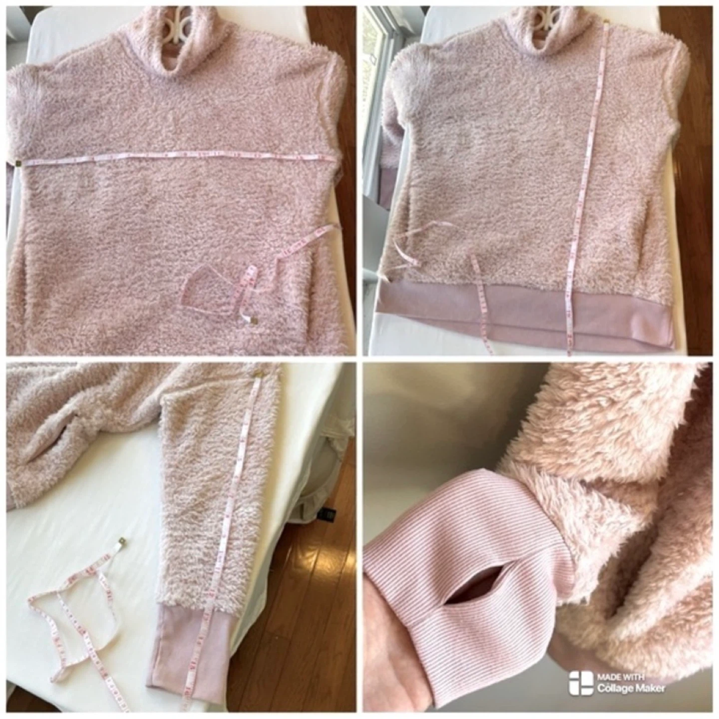 Winners Fuzzy Teddy Long Sleeve Turtleneck Sweater Size M Winter - photo 5