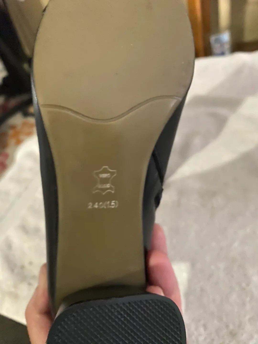 Black Leather Ankle Boots - Size 5.5 image indicator(3)