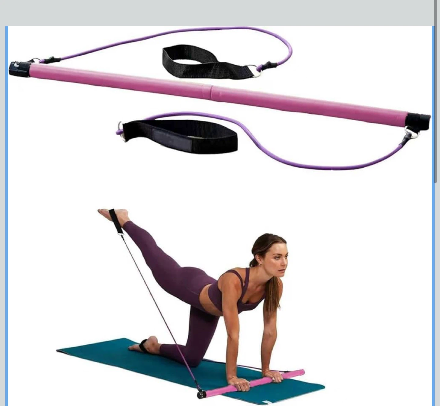 Pilates Bar Kit with Resistance Band