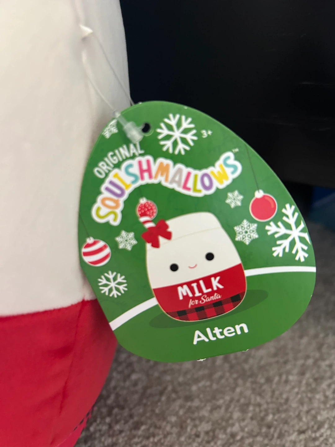 Squishmallows 12” Alten Milk for Santa Plush, New with Tags - photo 4