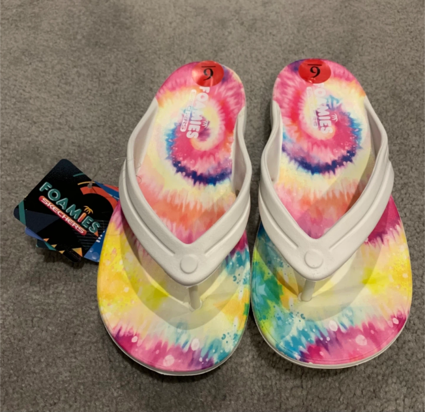 Skechers Foamies Bay Breeze Tie Dye Sandals - Size 6 - photo 3