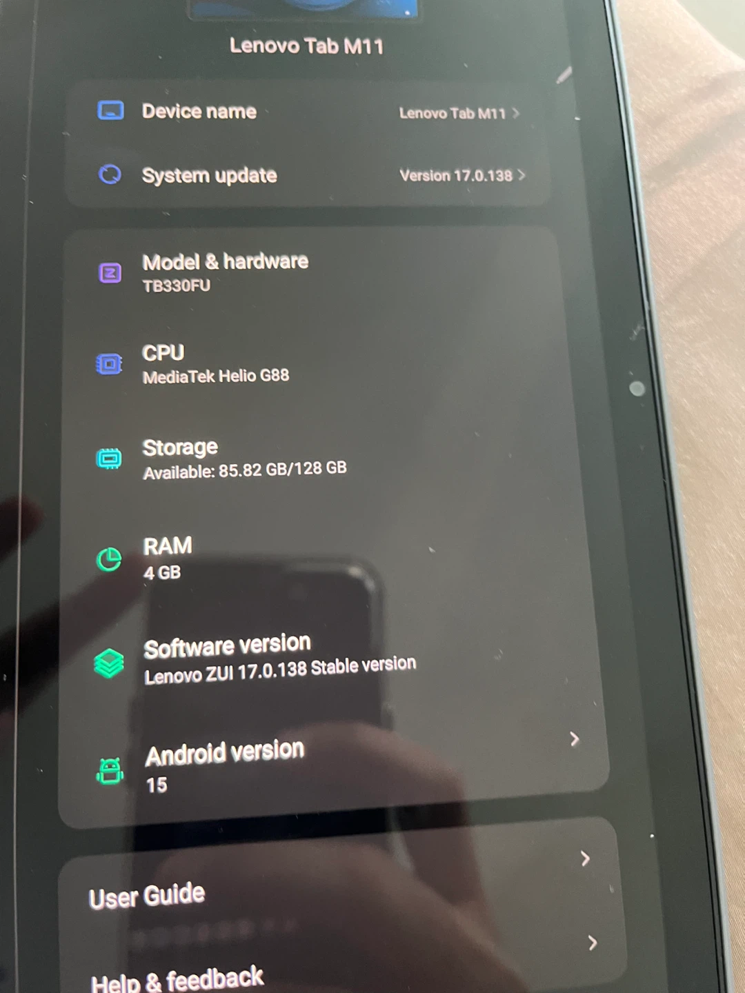 Lenovo Tab M11 - 128GB Storage - photo 4