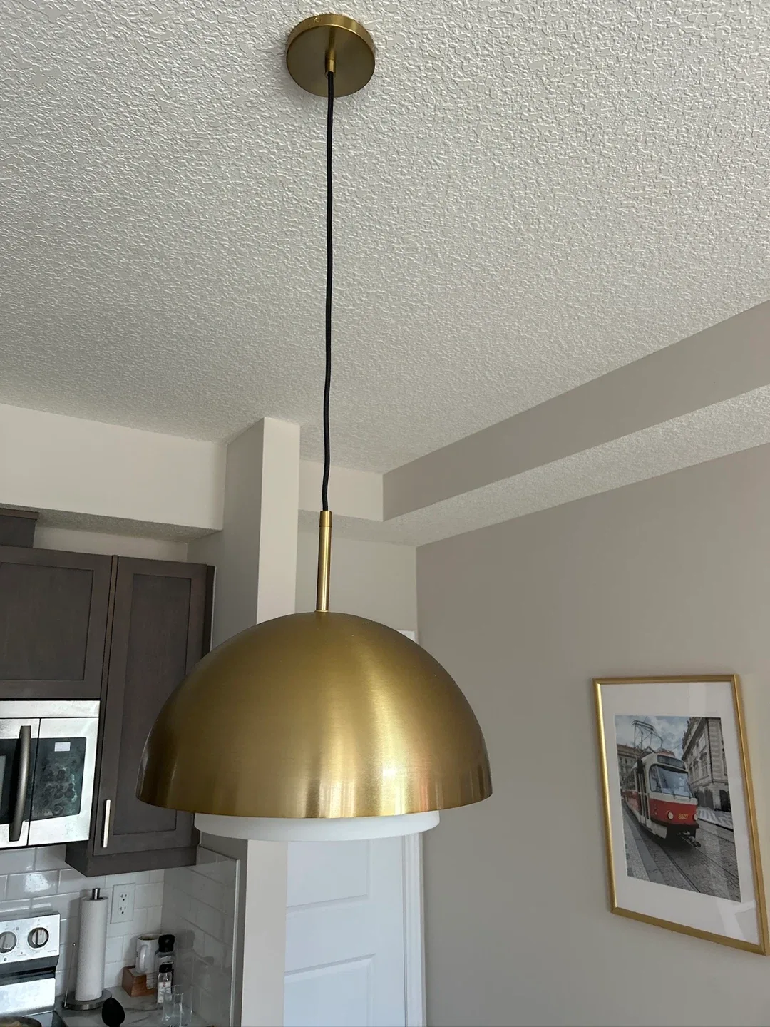 Gold Dome Pendant Light image indicator(3)