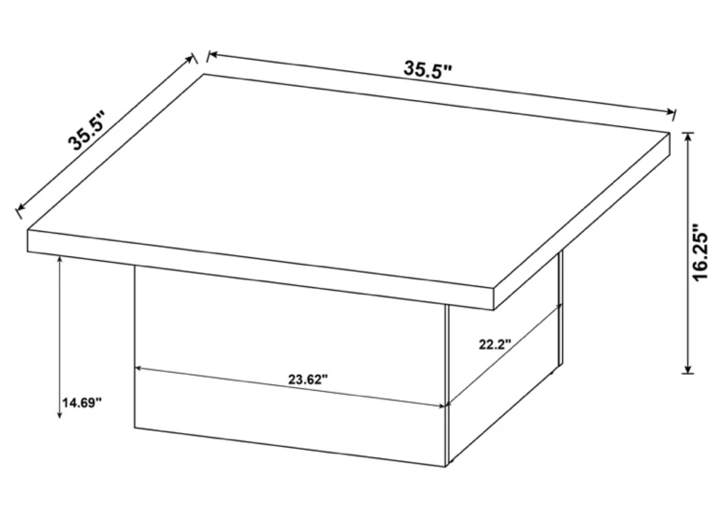 Coffee Table — Like New, $120 (Negotiable) - photo 2