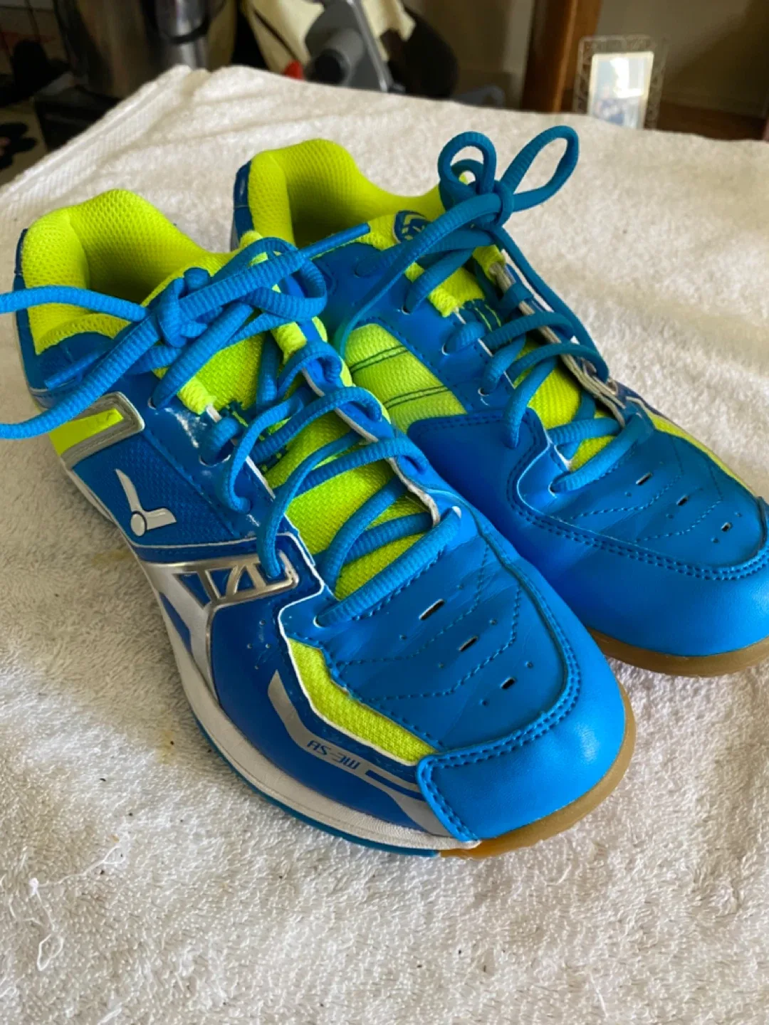 Victor RS-311 Badminton/Squash Shoes - Blue & Green thumbnail
