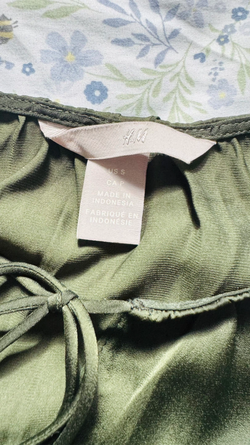H&M Olive Green Dress - Size S - photo 2