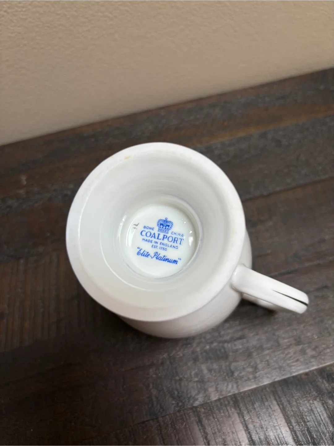 Coalport Elite Platinum creamer image indicator(2)