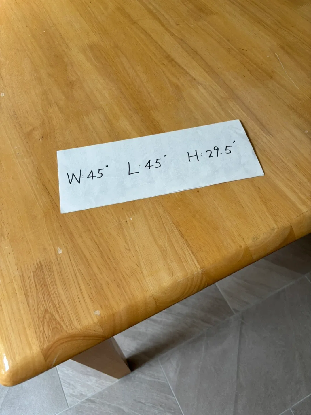 Wooden Dining square Table image indicator(6)