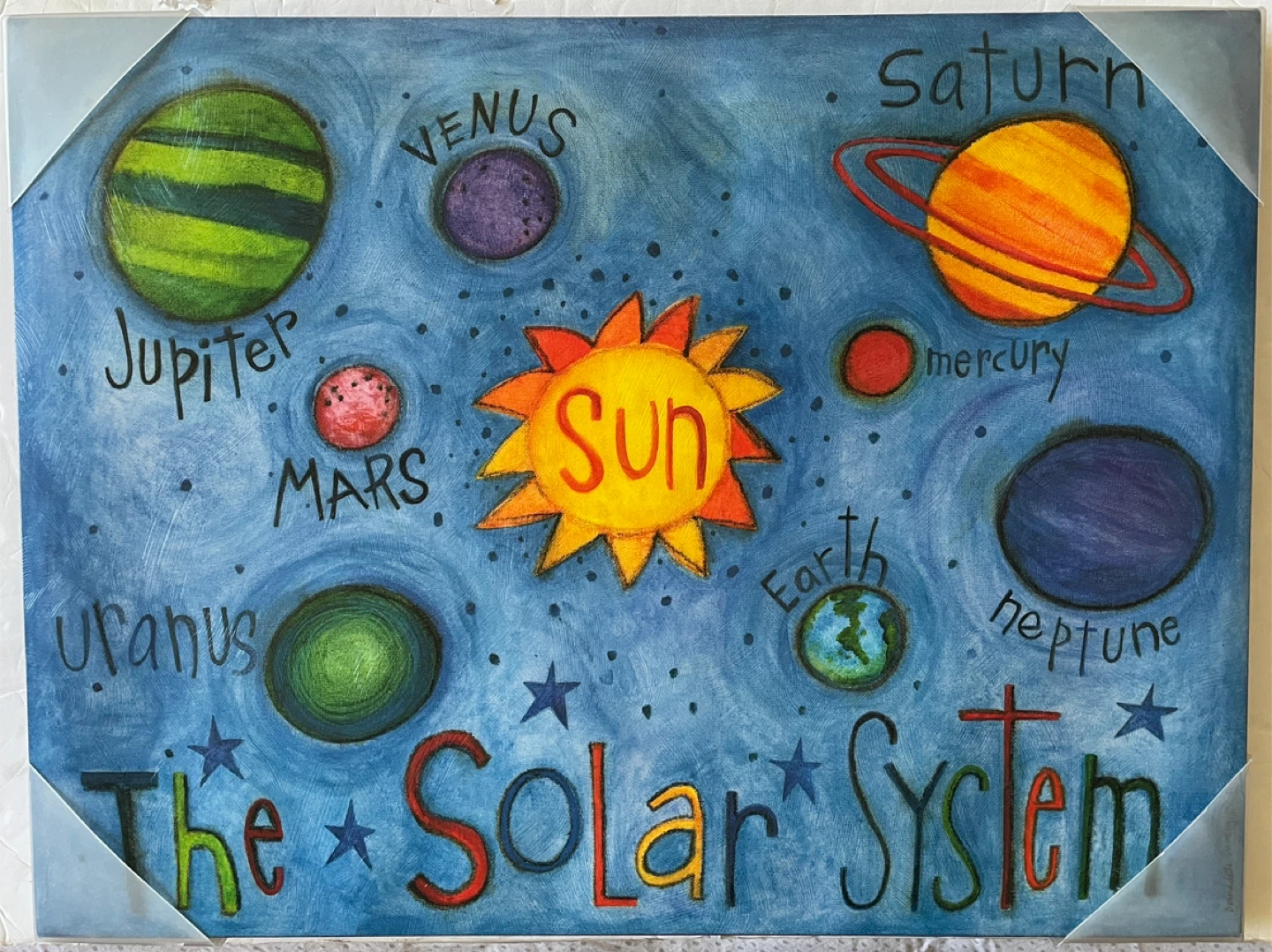 HomeSense Solar System Canvas Wall Art