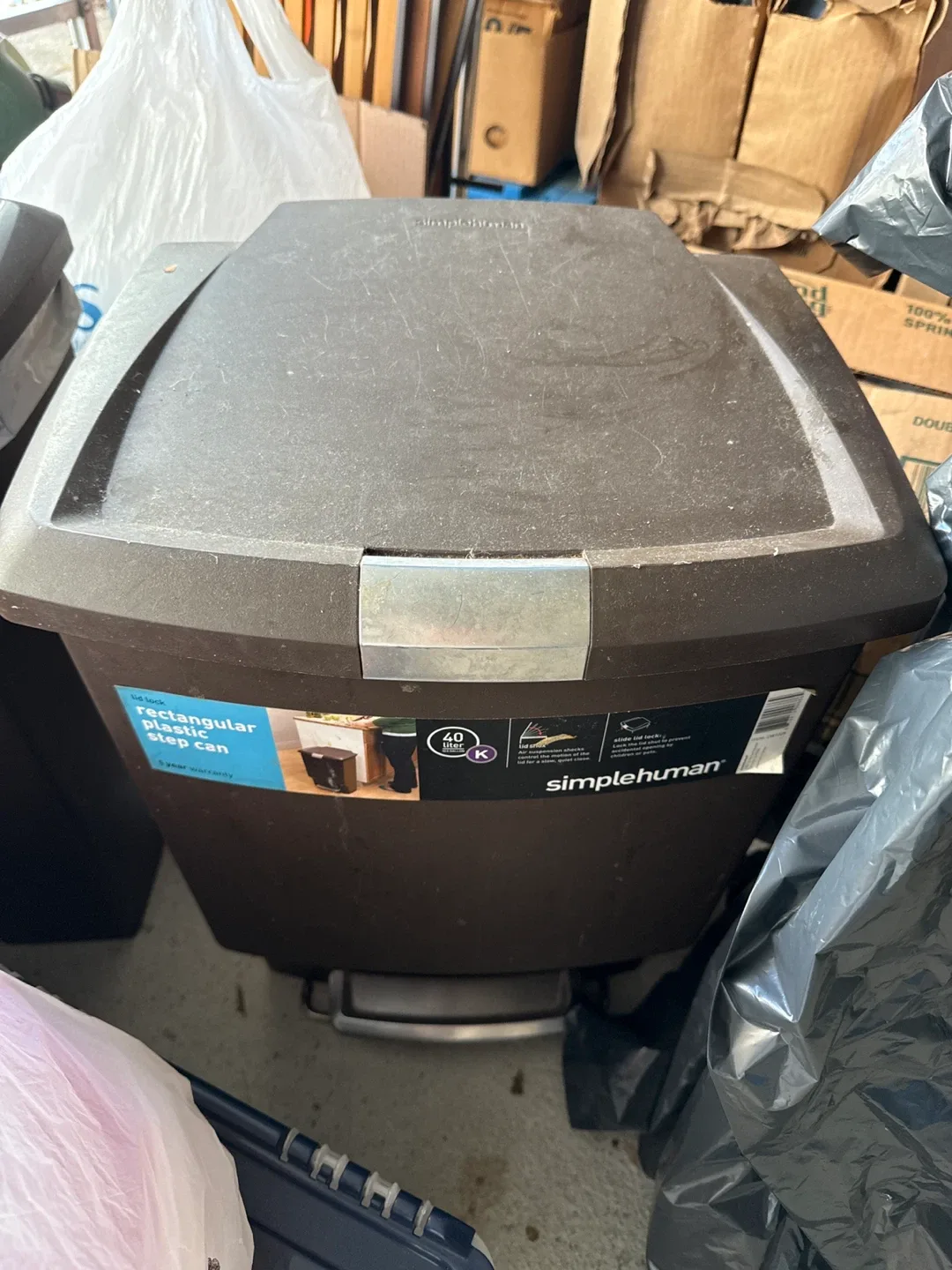 simplehuman 40 Liter Rectangular Step Can 🧡 thumbnail