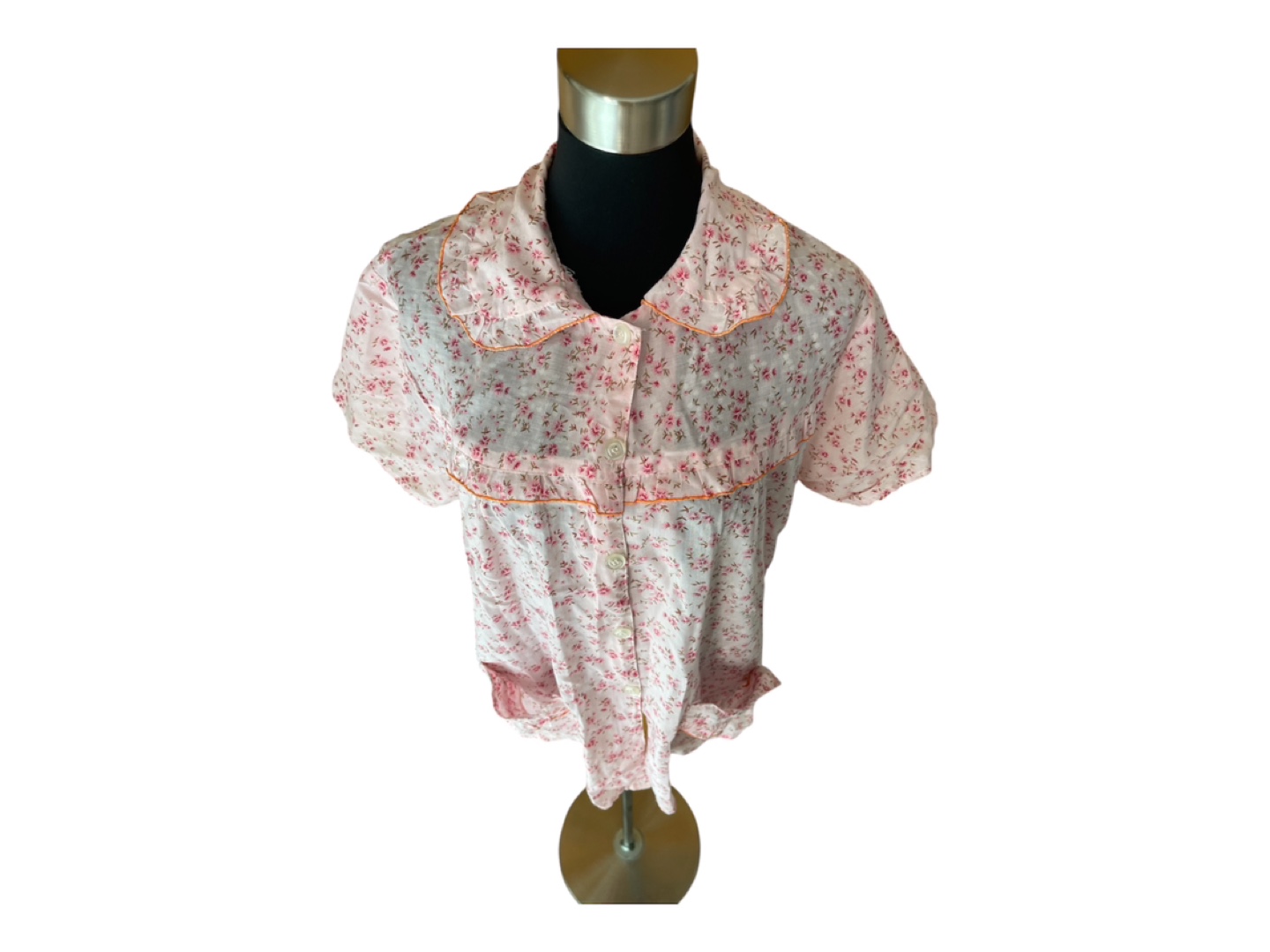 RARE Vintage 80s Cotton Blouse - photo 3