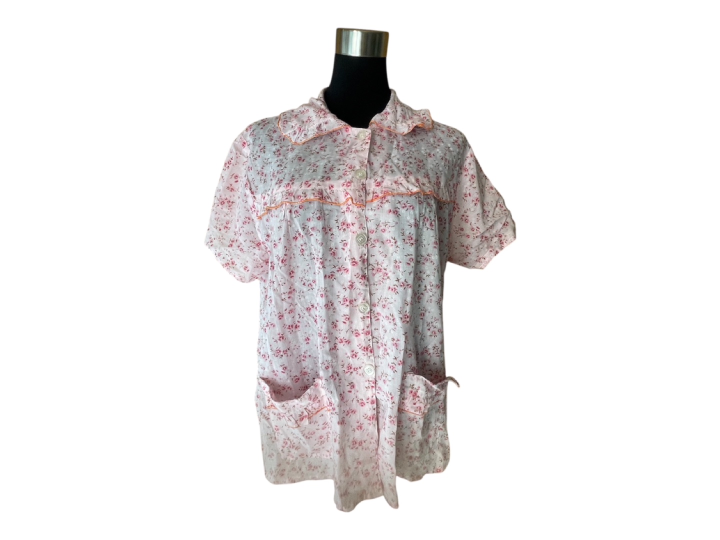 RARE Vintage 80s Cotton Blouse