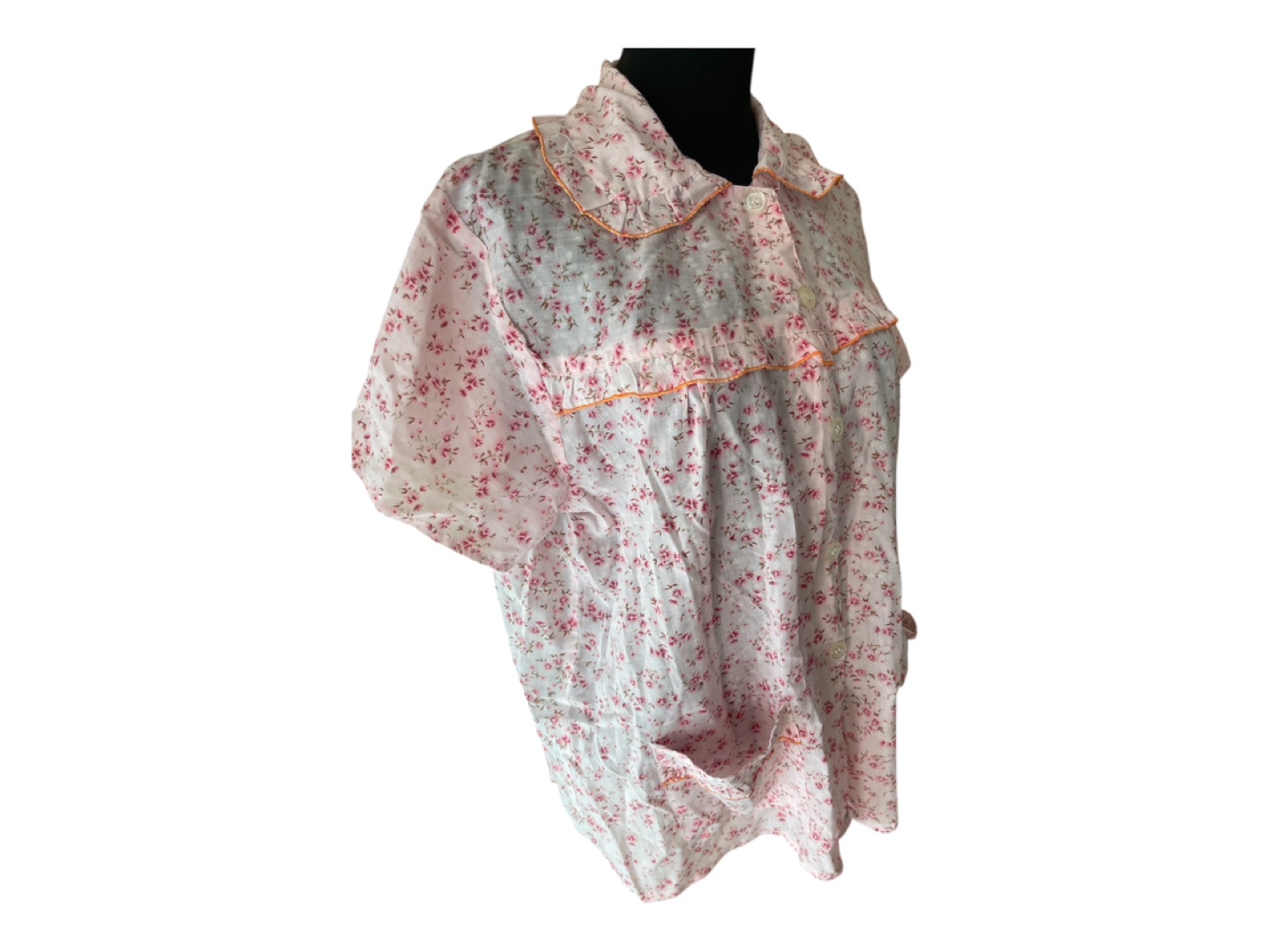RARE Vintage 80s Cotton Blouse - photo 2