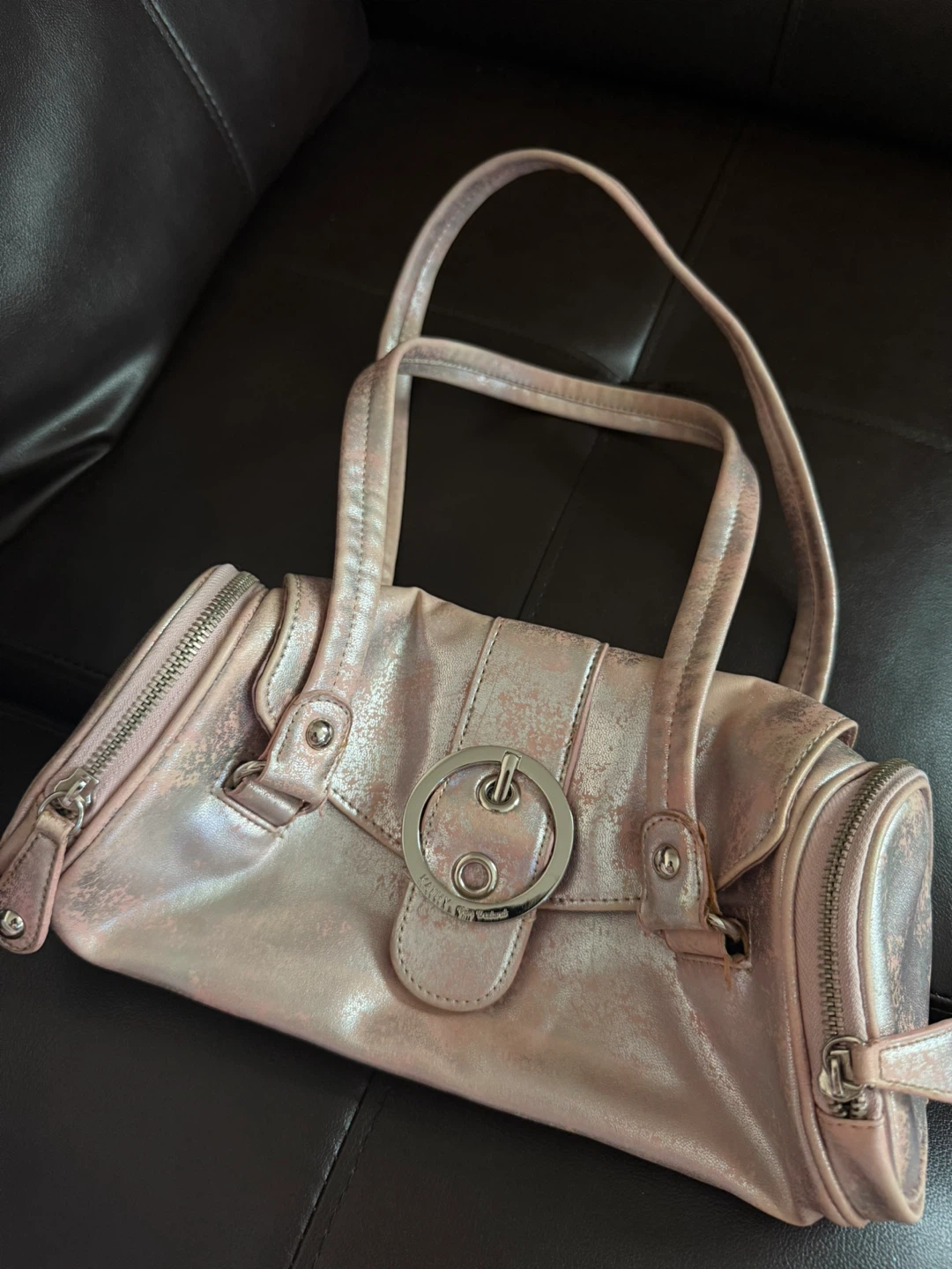 Kathy Van Zeeland Pink Handbag