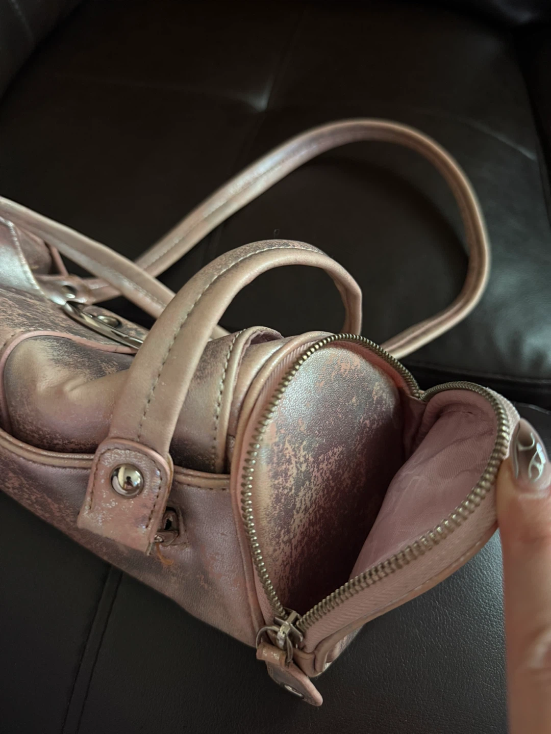 Kathy Van Zeeland Pink Handbag - photo 4