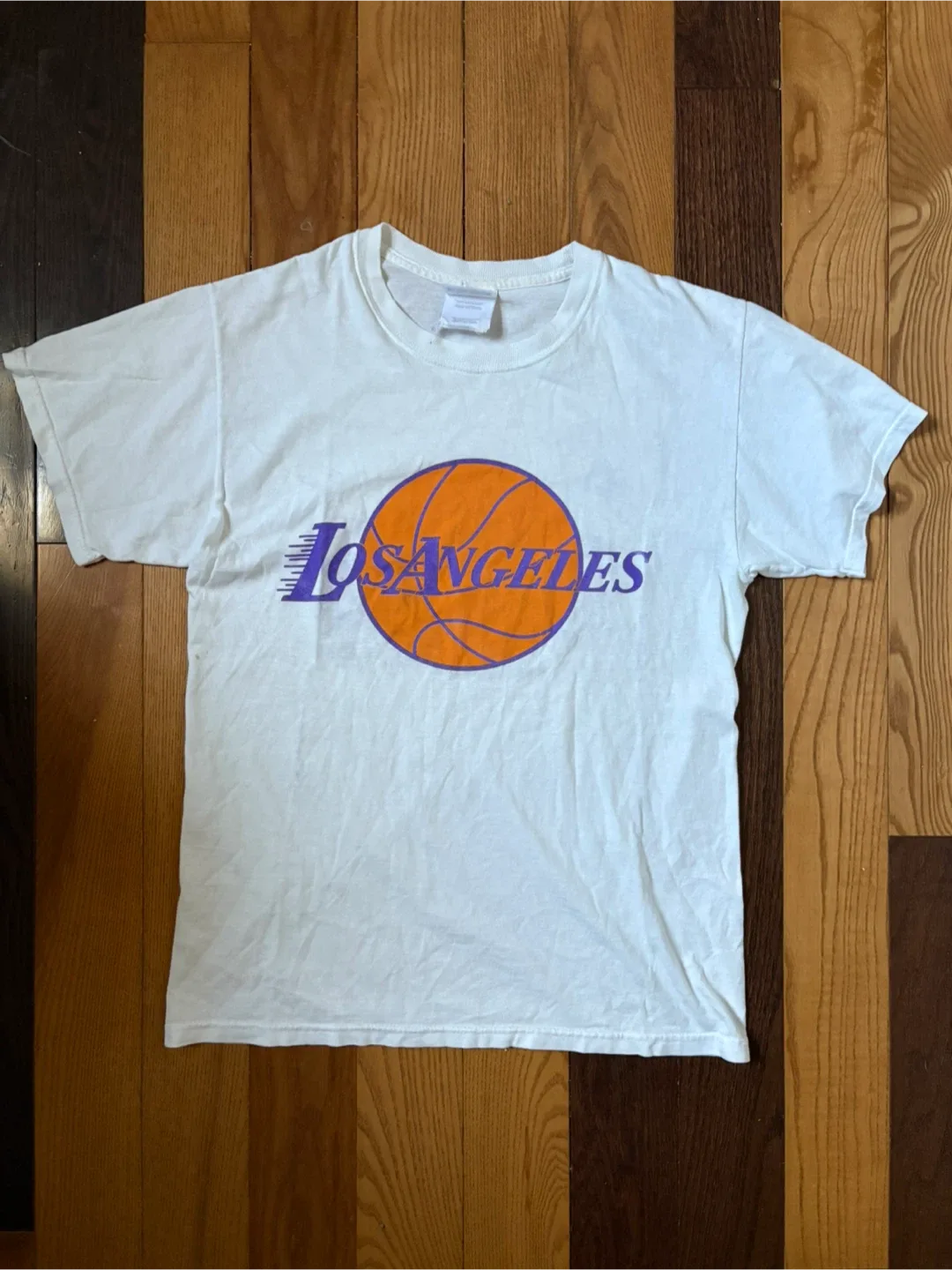 Vintage Los Angeles Lakers tee S LA kobe shaq bulls raps